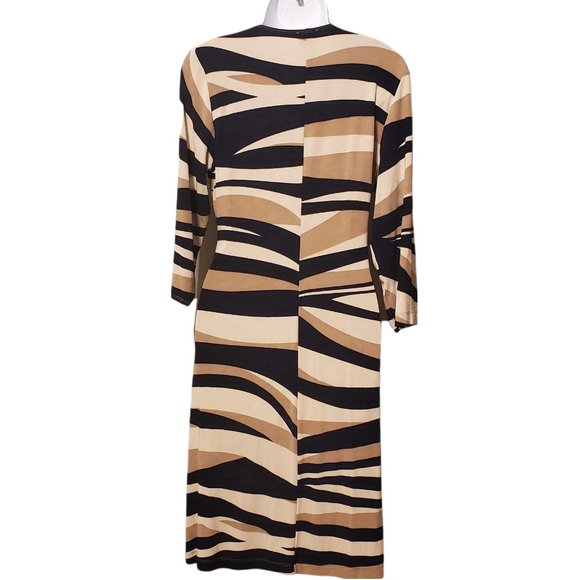 CHICO'S TRAVELERS Faux Wrap Dress Size 1 (M/8) - Picture 4 of 8